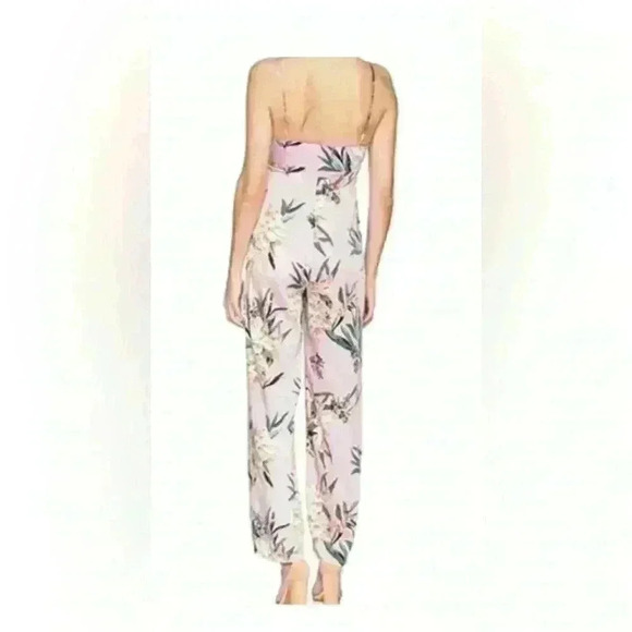 Guess Leigh Floral lavender slit jumpsuit - Picture 2 of 3